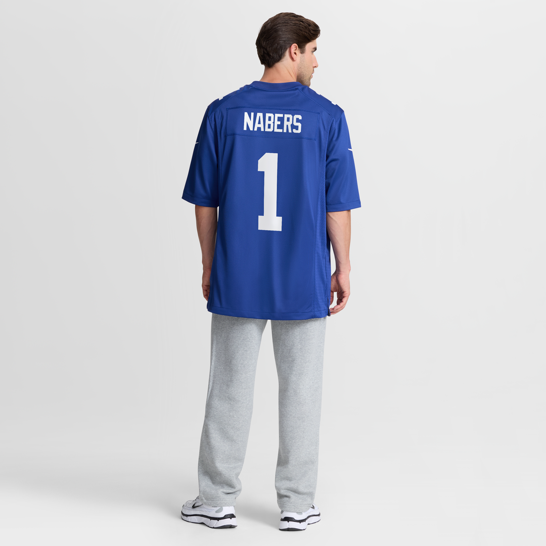 Malik Nabers New York Giants Game Jersey - Royal Blue