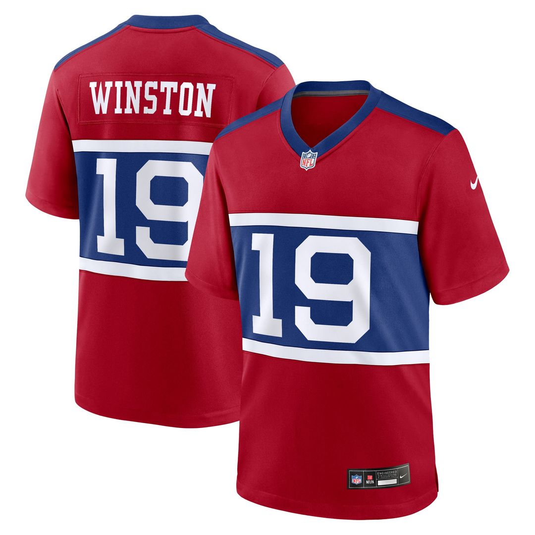 Jameis Winston New York Giants Game Jersey - Royal Blue