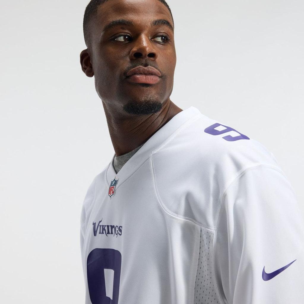 J.J. McCarthy Minnesota Vikings Game Jersey - White
