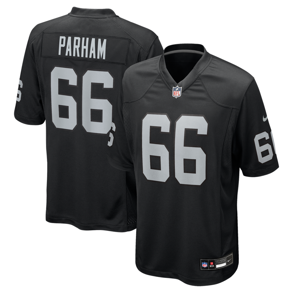 Dylan Parham Las Vegas Raiders Game Jersey - Black