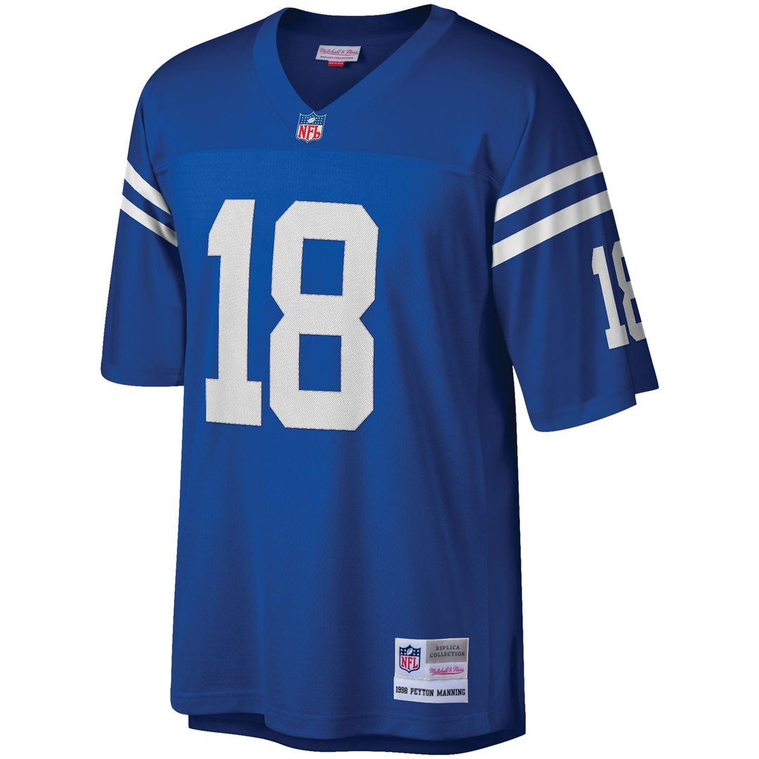 Peyton Manning Indianapolis Colts Big & Tall 1998 Replica Jersey - Royal Blue