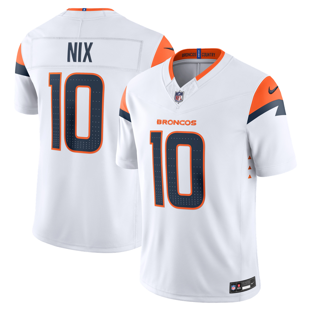 Bo Nix Denver Broncos Alternate Mile High Collection 1977 Throwback Vapor F.U.S.E. Stitched Limited Jersey - Orange