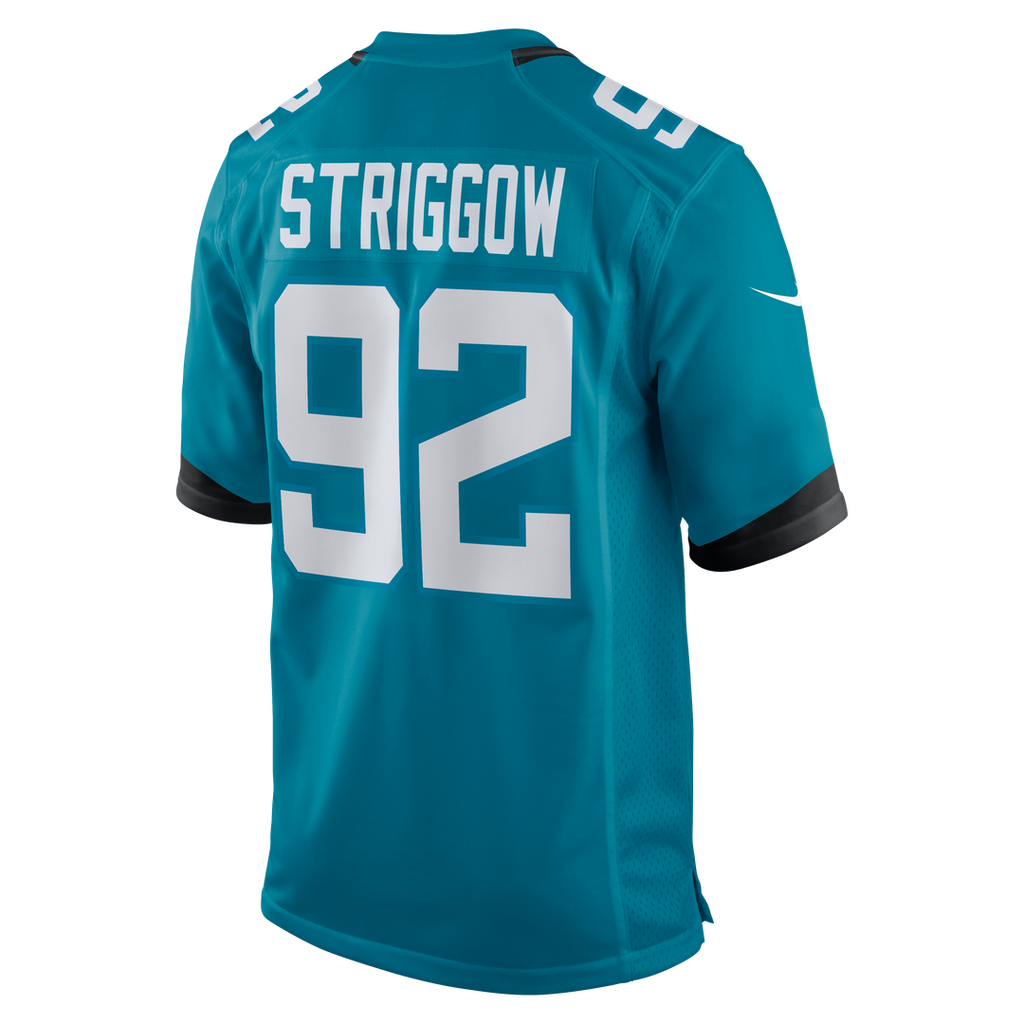 Danny Striggow Jacksonville Jaguars Game Jersey - Teal