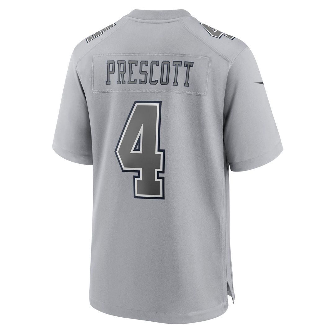 Dak Prescott Dallas Cowboys Atmosphere Fashion Game Jersey - Gray