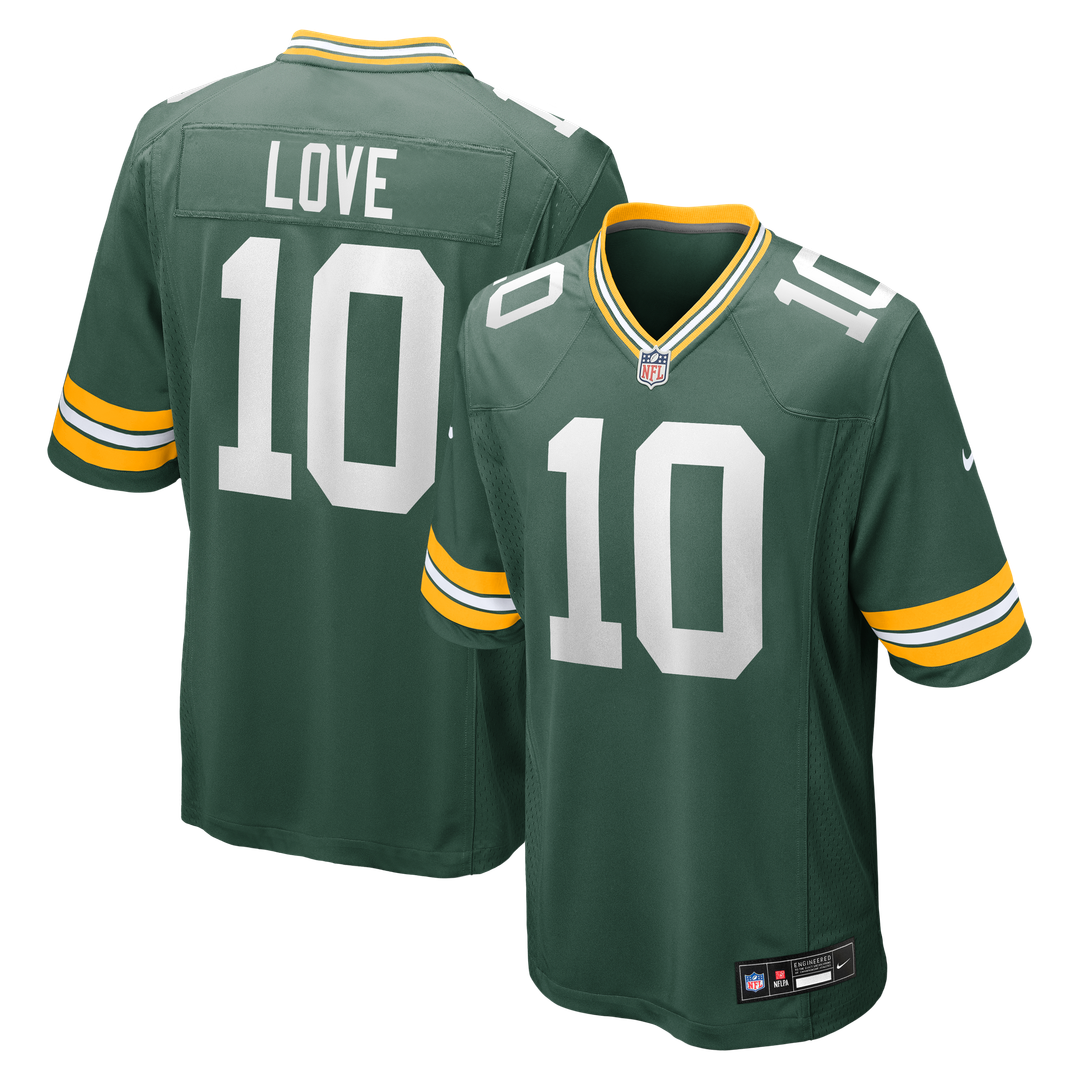 Jordan Love Green Bay Packers Game Jersey - Green