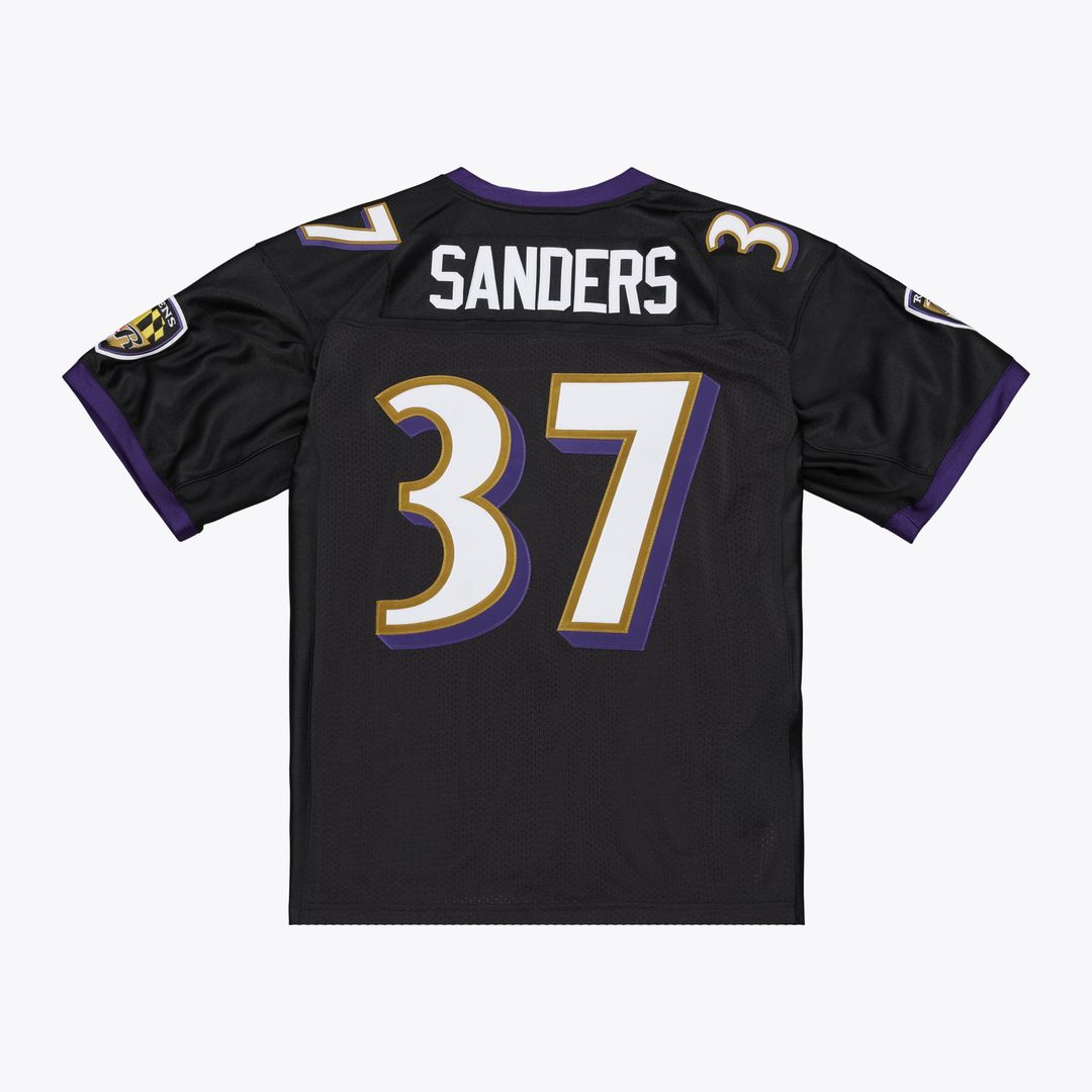 Deion Sanders Baltimore Ravens 2005 Authentic Throwback Jersey - Black