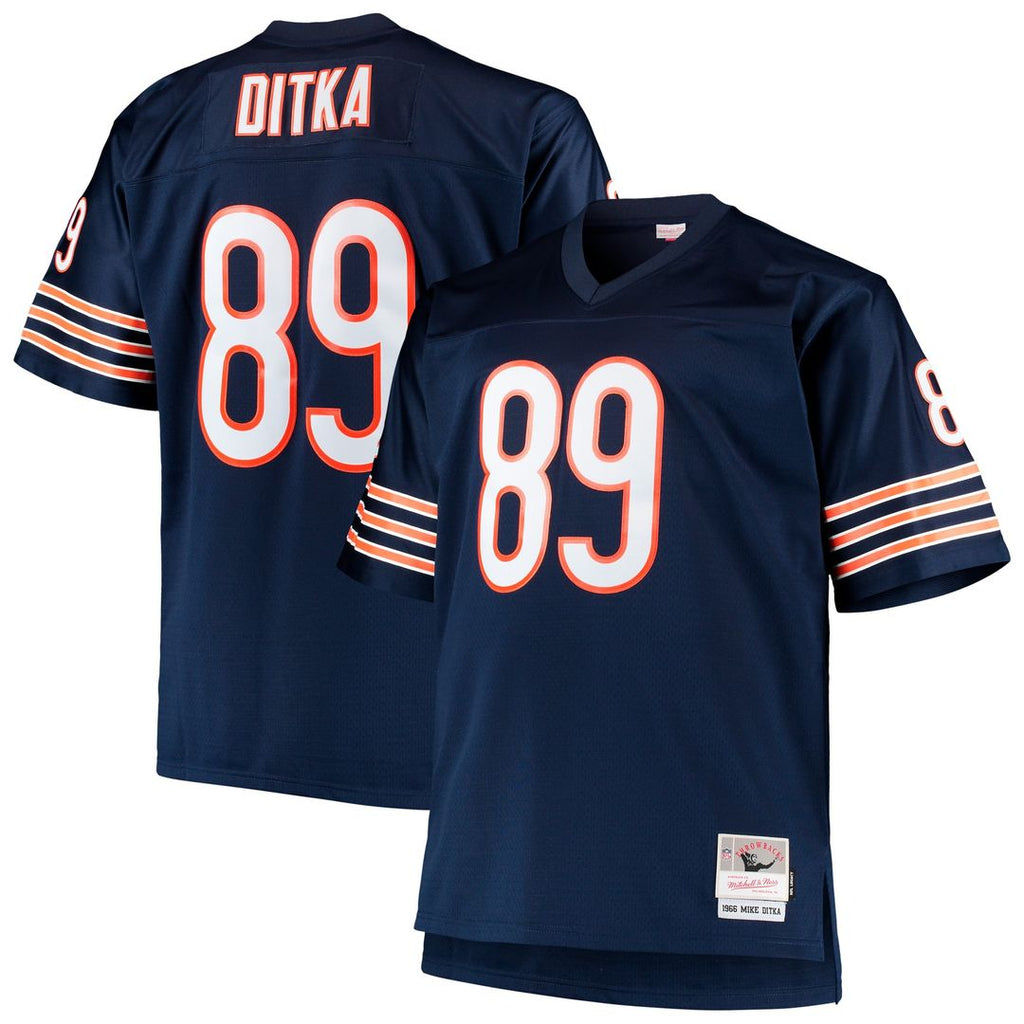 Mike Ditka Chicago Bears Big & Tall 1966 Replica Jersey - Navy