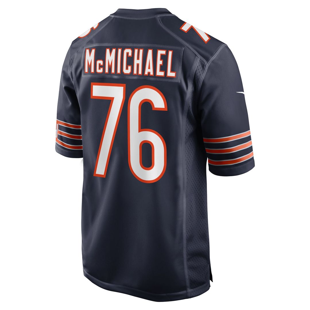 Steve McMichael Chicago Bears Game Jersey - Navy