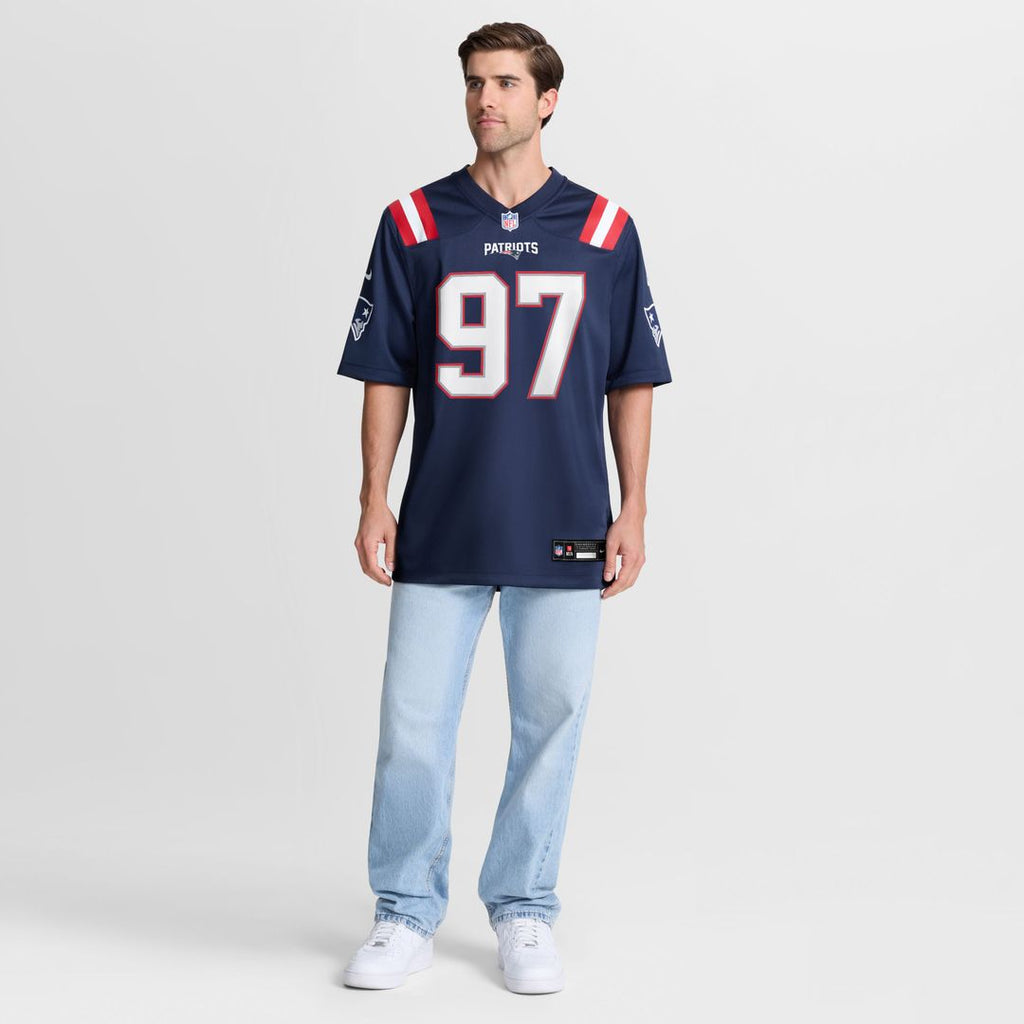 Milton Williams New England Patriots Game Jersey - Navy
