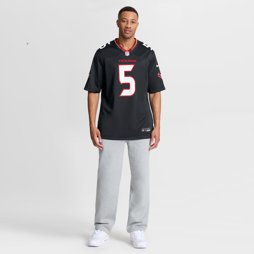 Jalen Pitre Houston Texans Game Jersey - Navy