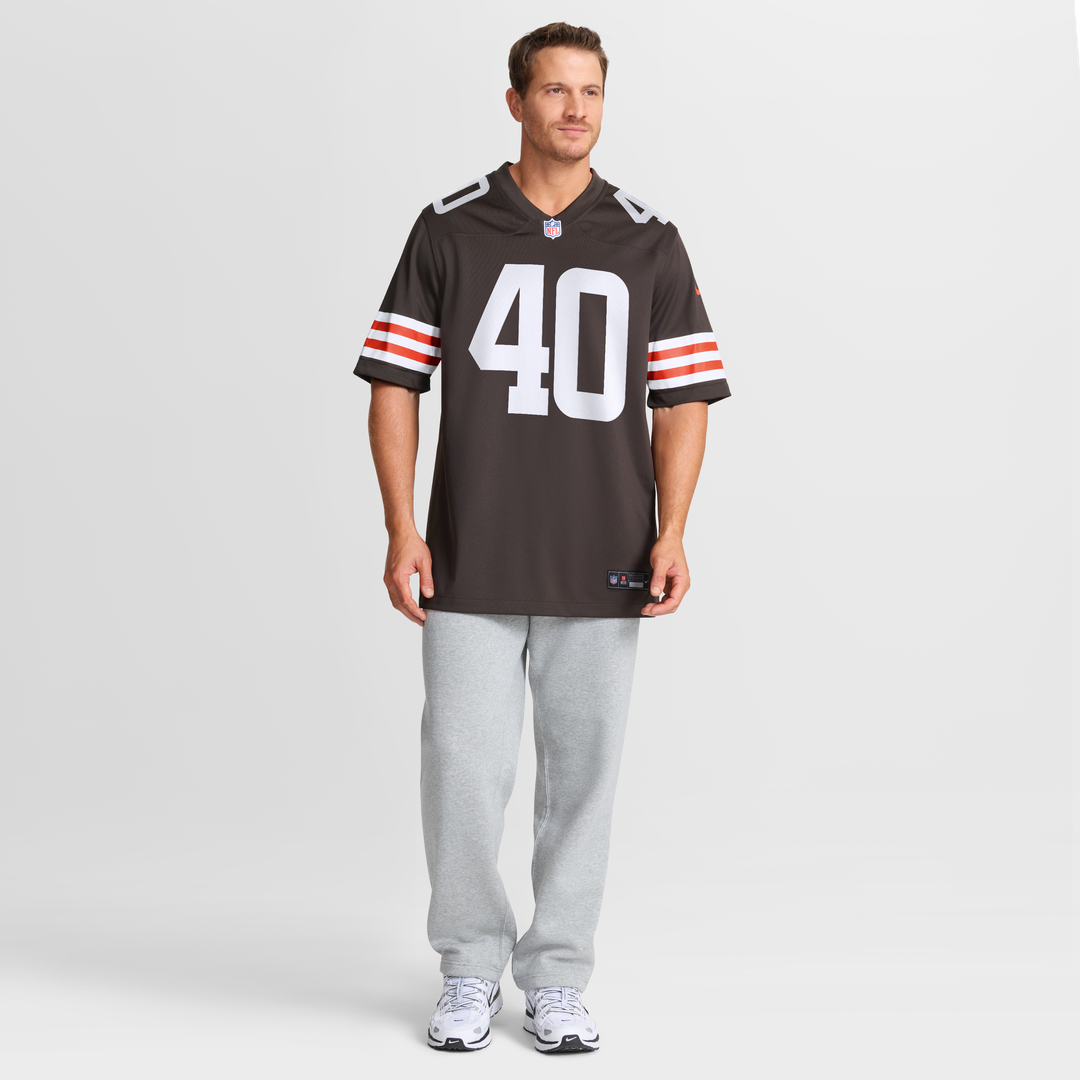 Nathaniel Watson Cleveland Browns Game Jersey - Brown