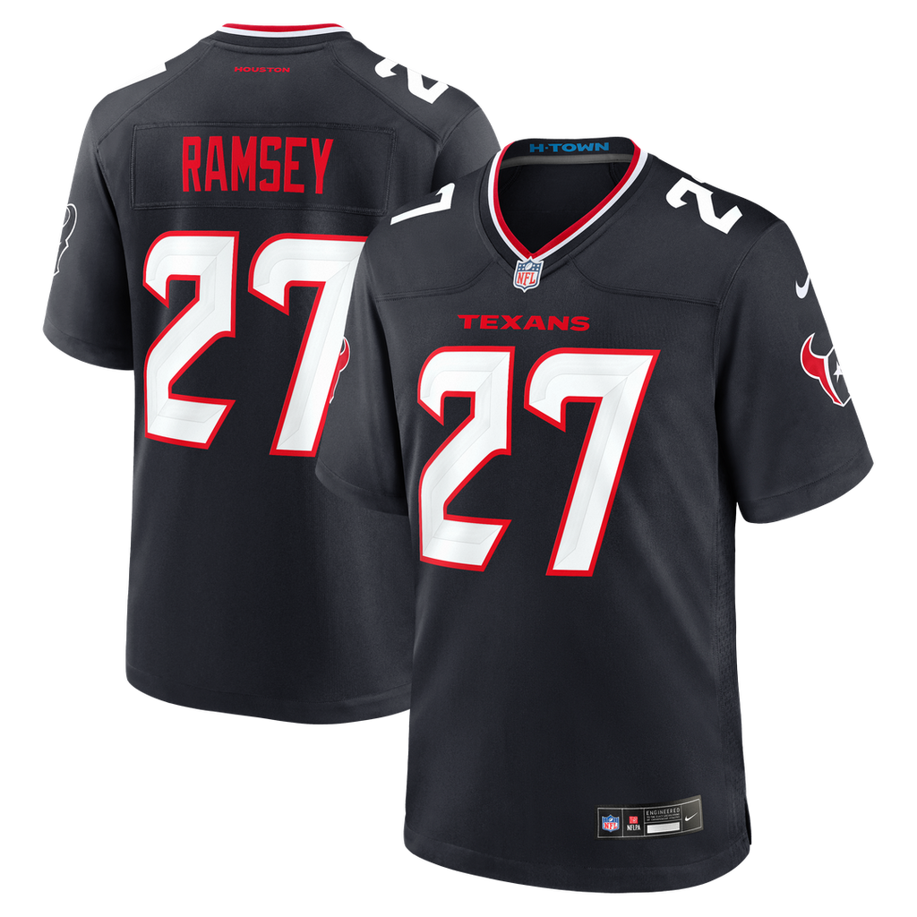 Kamari Ramsey Houston Texans Game Jersey - Navy
