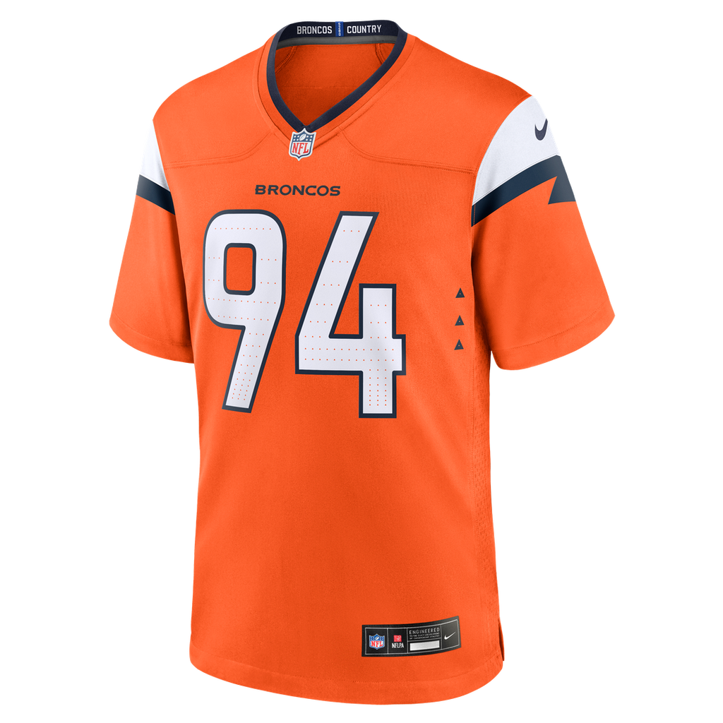 Jordan Jackson Denver Broncos Game Jersey - Orange