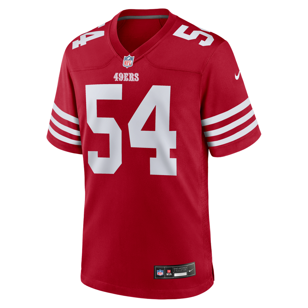 Fred Warner San Francisco 49ers Game Jersey - Scarlet