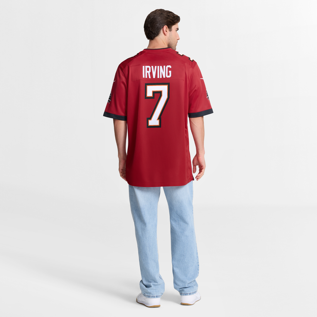 Bucky Irving Tampa Bay Buccaneers Alternate Game Jersey - Pewter