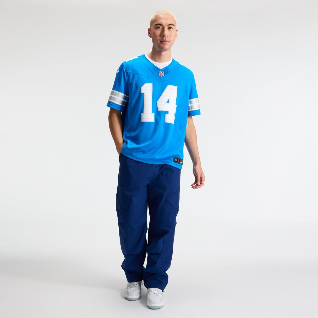 Amon-Ra St. Brown Detroit Lions Vapor F.U.S.E. Stitched Limited Jersey - Blue