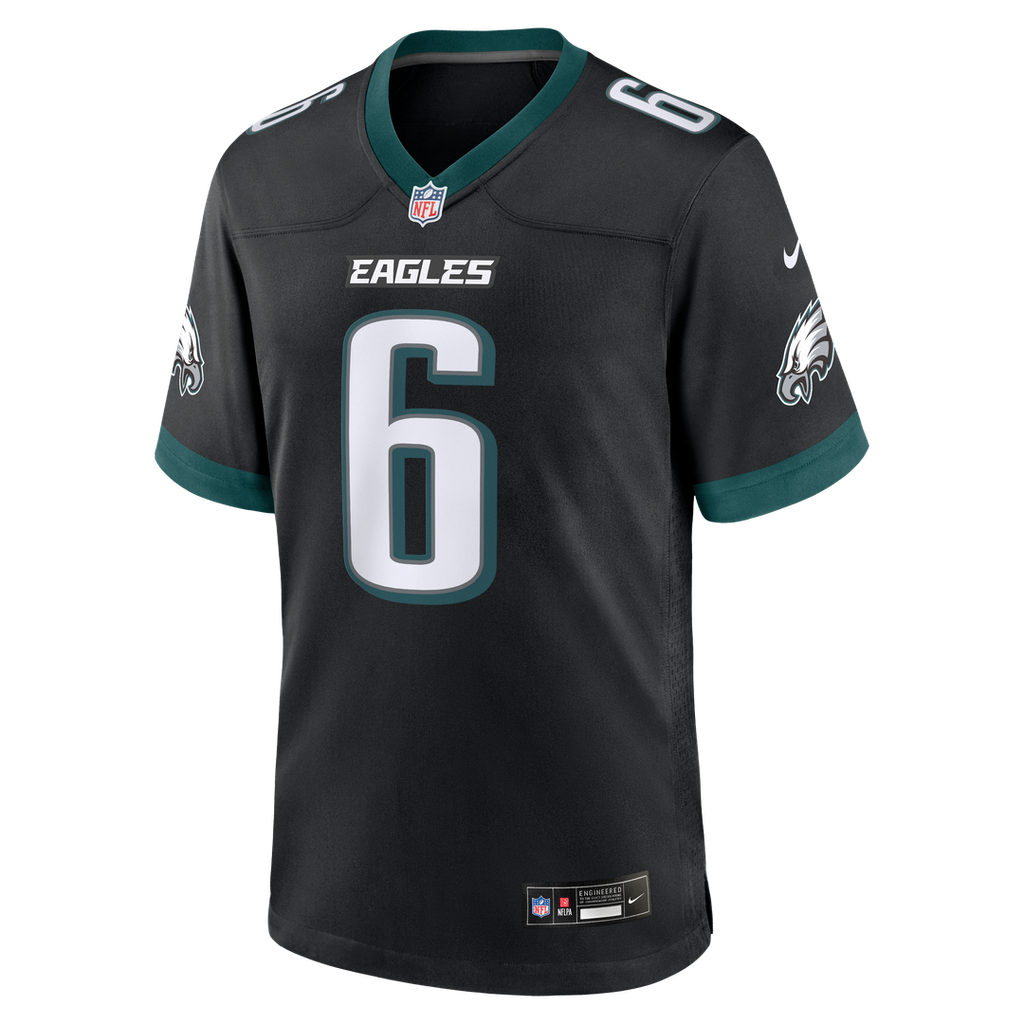 DeVonta Smith Philadelphia Eagles Game Jersey - Midnight Green