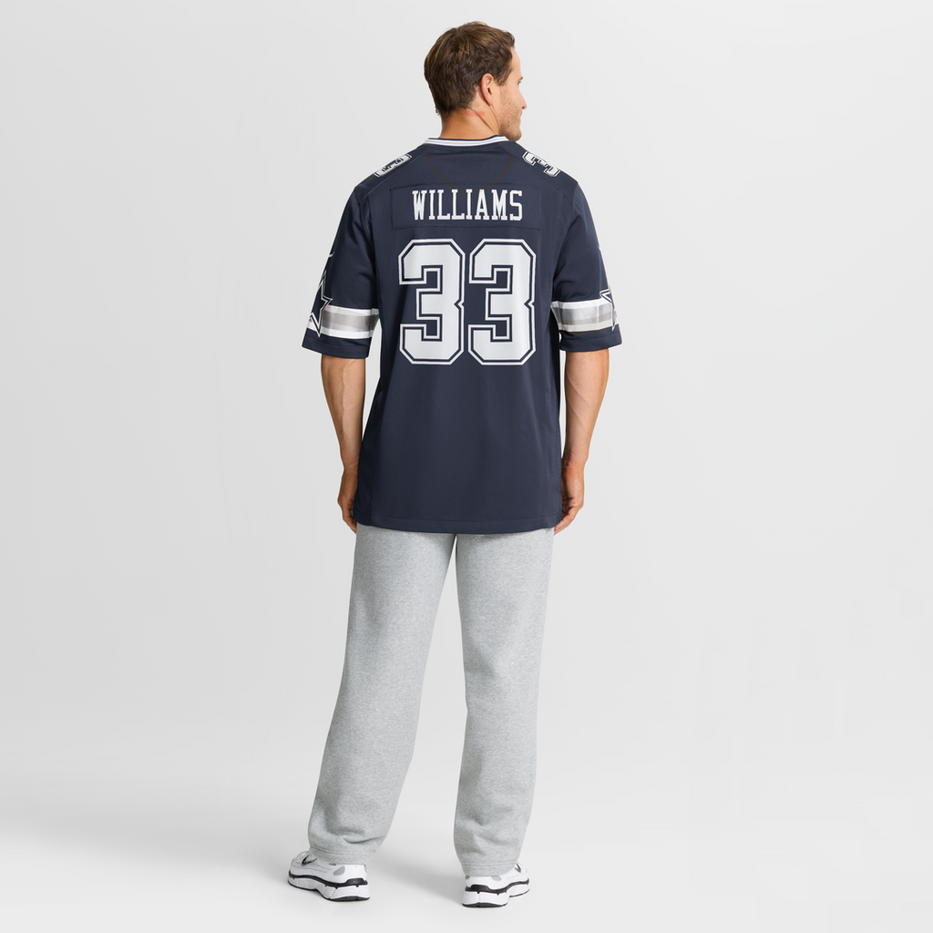 Javonte Williams Dallas Cowboys Game Jersey - Navy