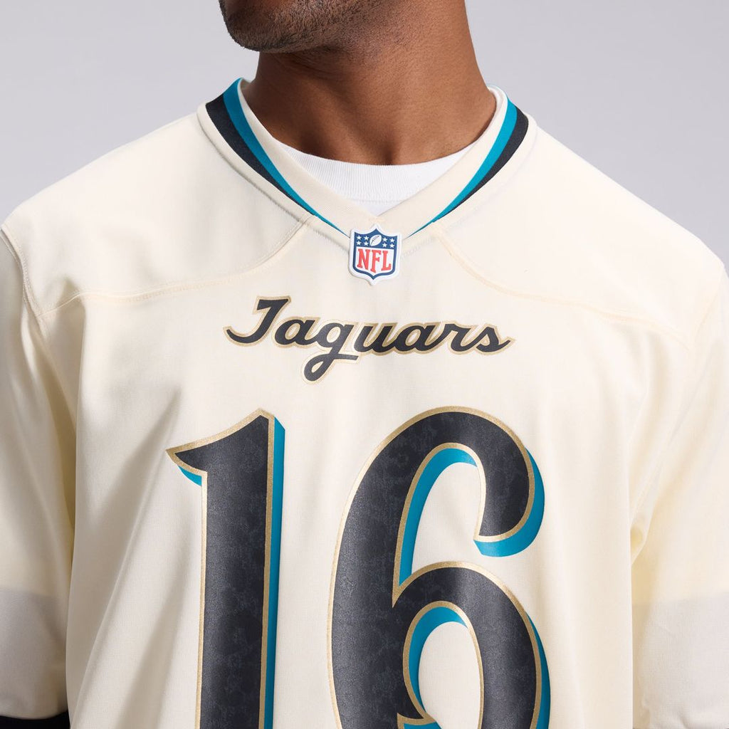 Trevor Lawrence Jacksonville Jaguars 2026 Rivalries Collection Game Jersey - Natural