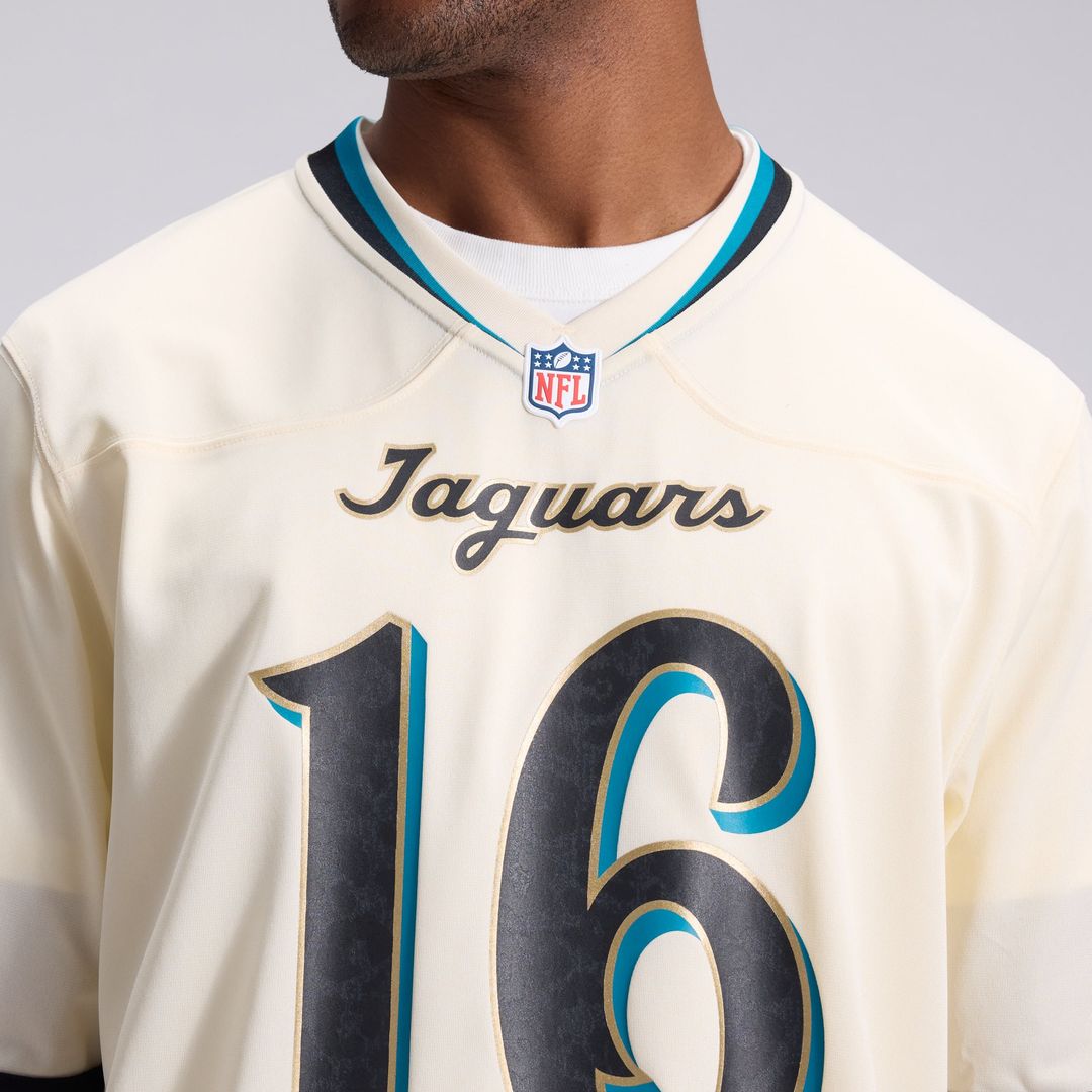 Trevor Lawrence Jacksonville Jaguars 2026 Rivalries Collection Game Jersey - Natural