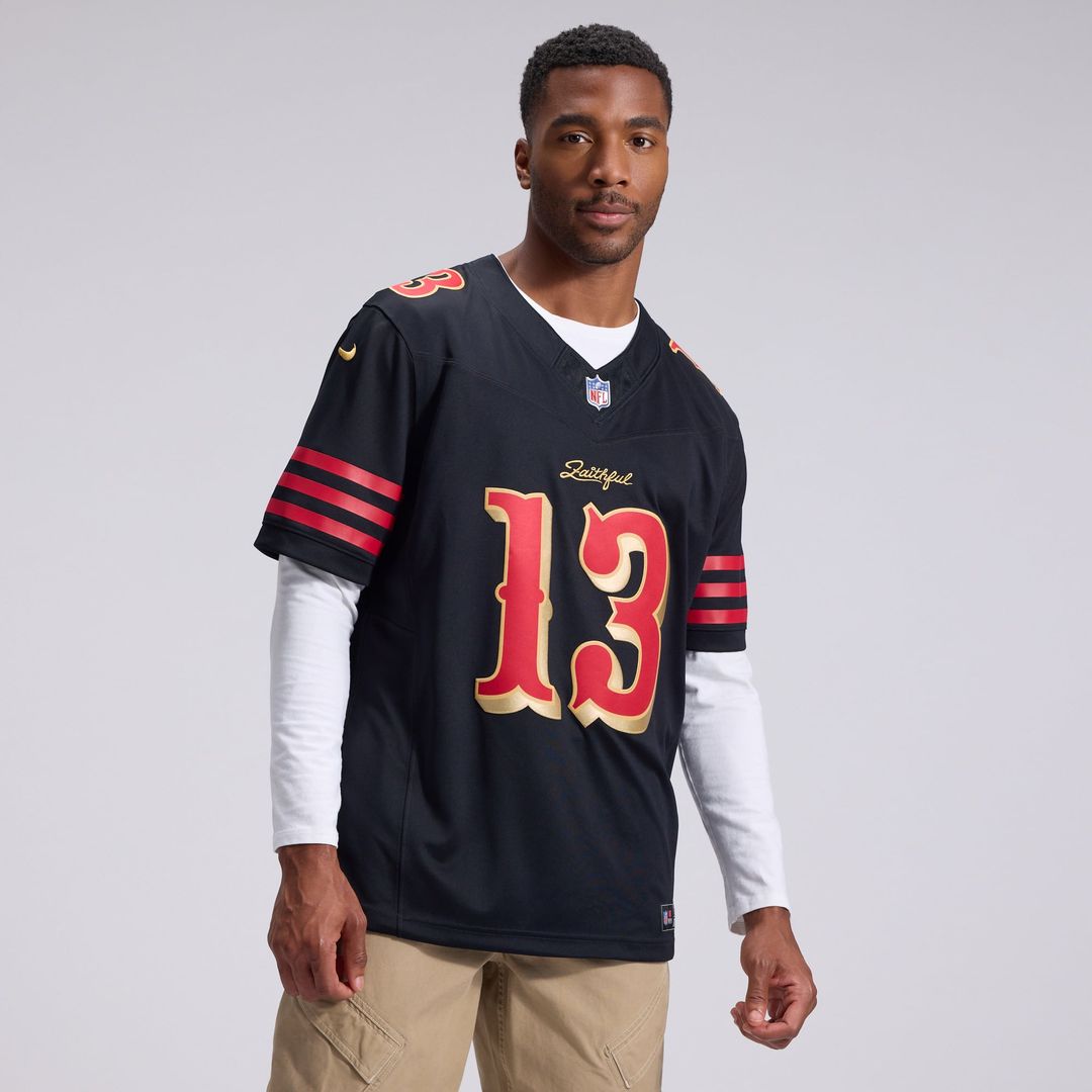 Brock Purdy San Francisco 49ers Rivalries Collection Stitched Limited Jersey - Black