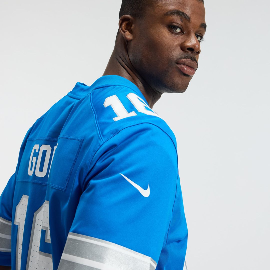 Jared Goff Detroit Lions Game Jersey - White