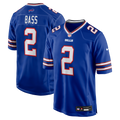 Tyler Bass Buffalo Bills Game Jersey - Royal Blue