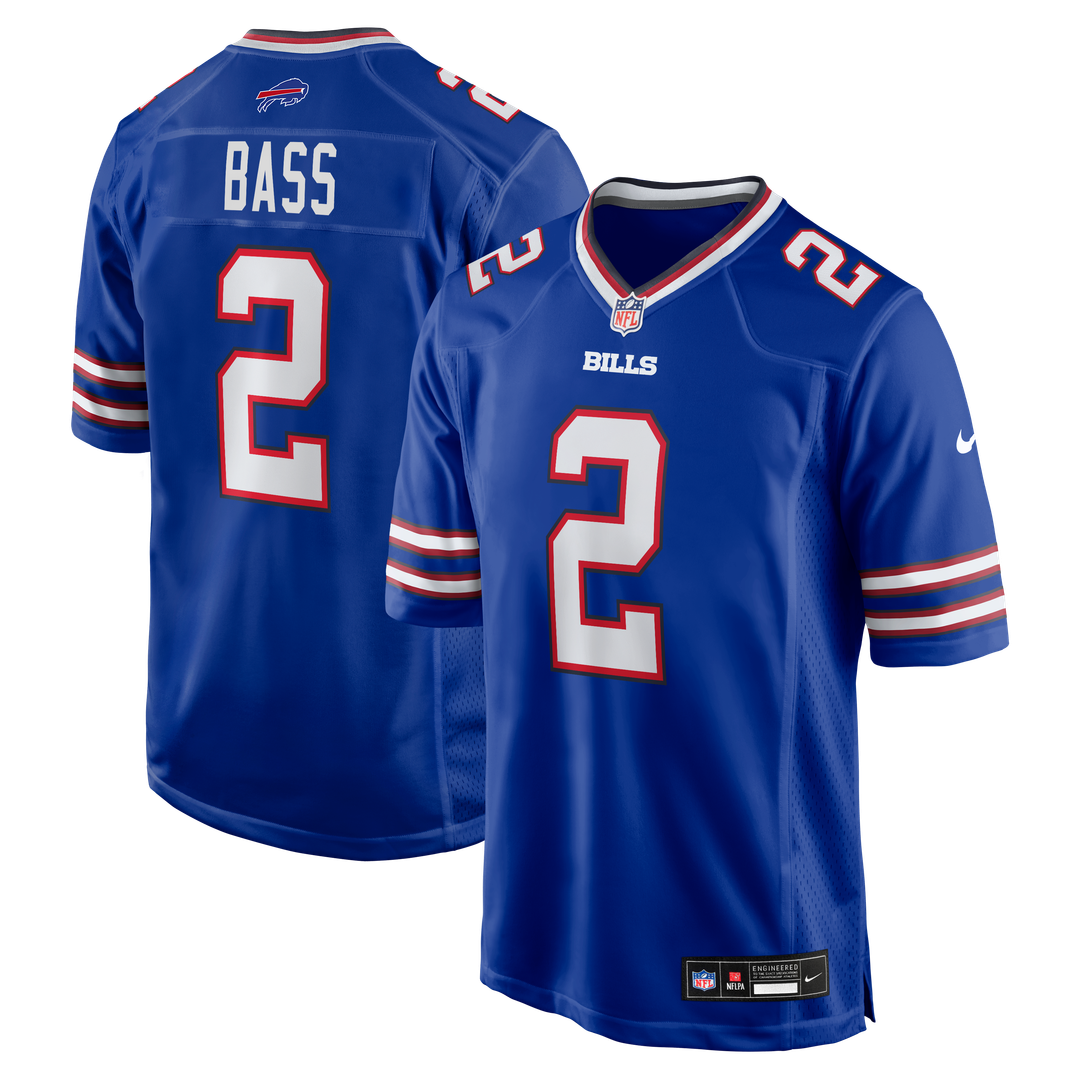 Tyler Bass Buffalo Bills Game Jersey - Royal Blue
