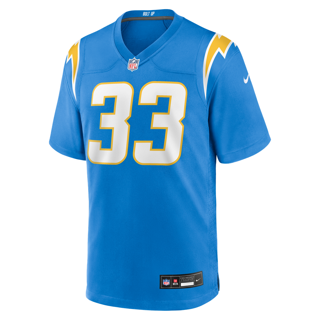 Deane Leonard Los Angeles Chargers Game Jersey - Powder Blue