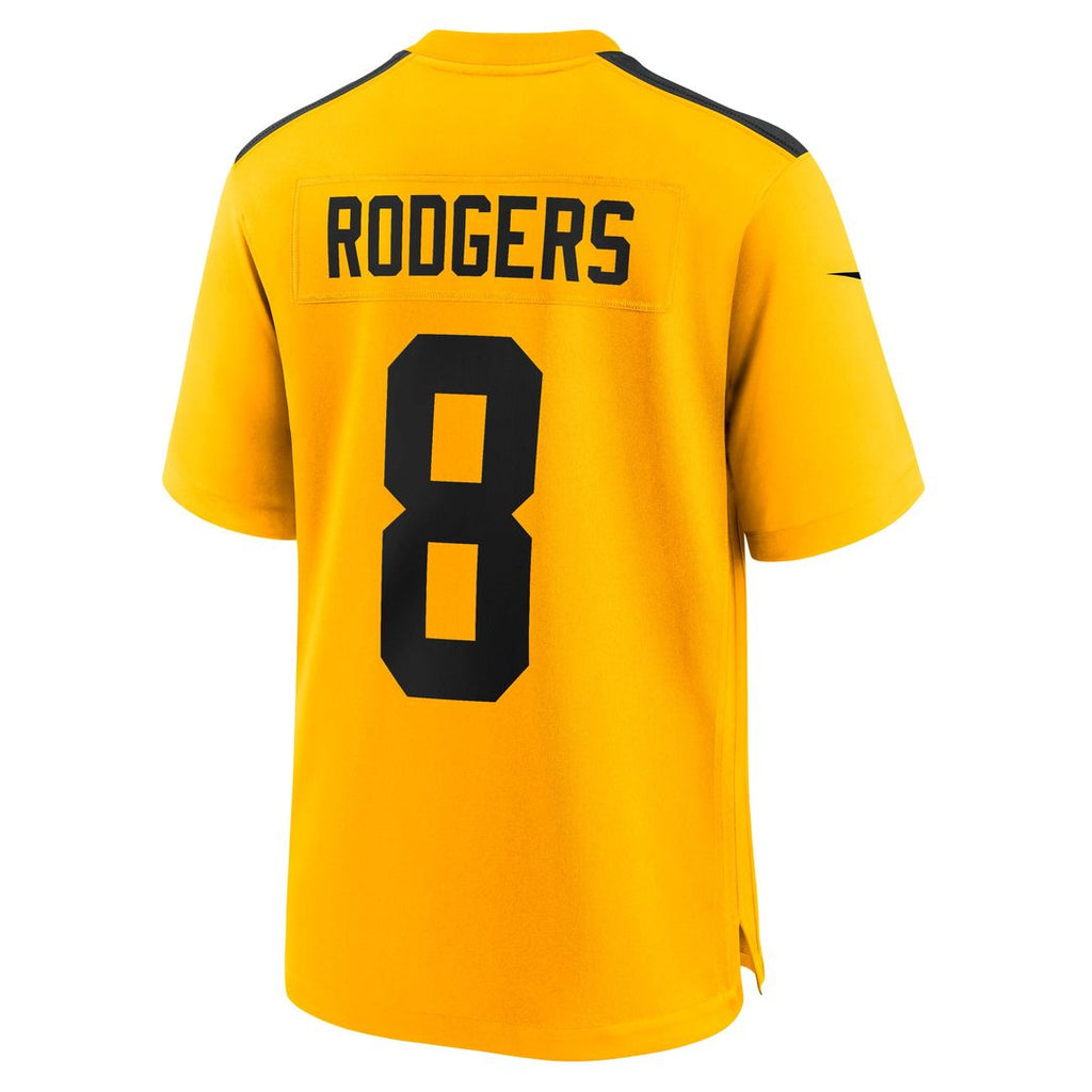 Aaron Rodgers Pittsburgh Steelers Game Jersey - Black