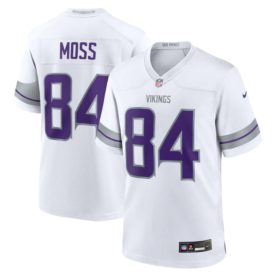 Randy Moss Minnesota Vikings Classic Game Jersey - Purple