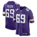 Jared Allen Minnesota Vikings Game Jersey - Purple