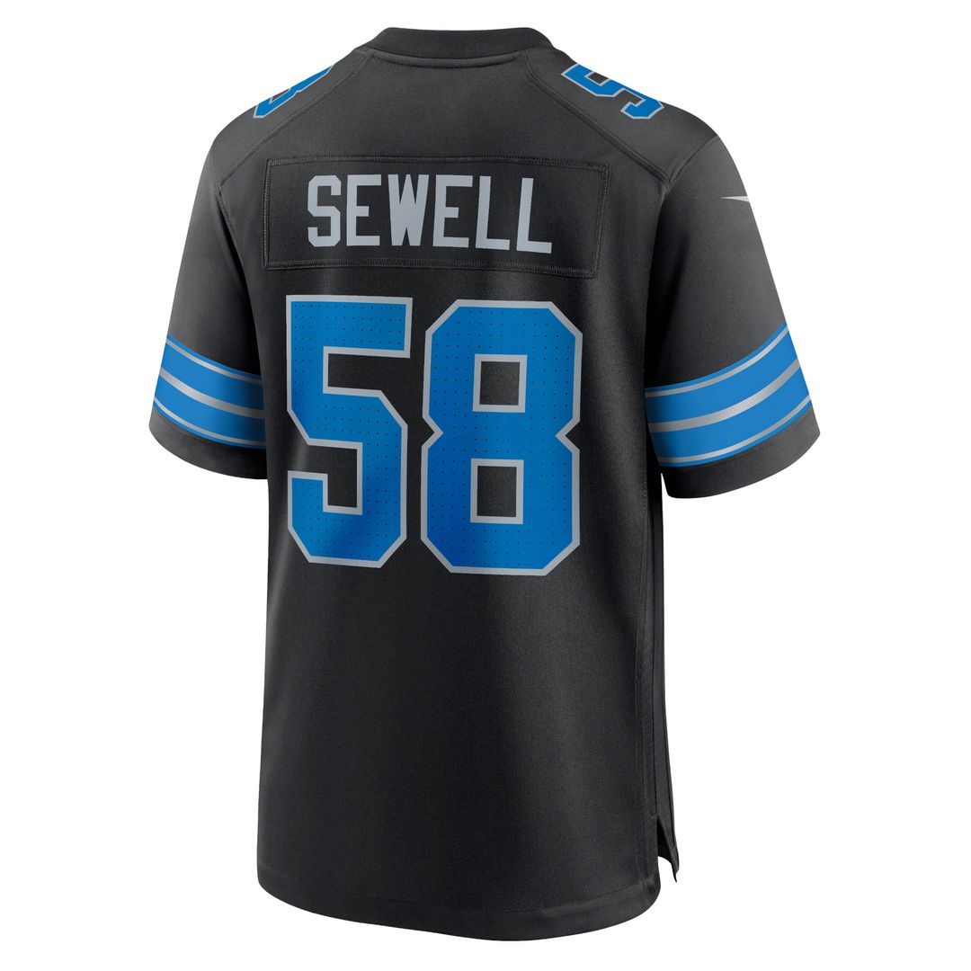 Penei Sewell Detroit Lions Game Jersey - White