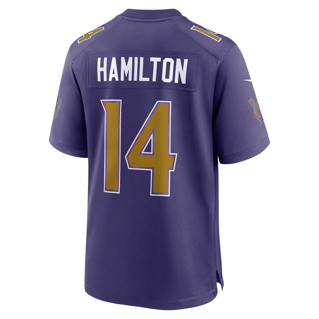 Kyle Hamilton Baltimore Ravens Alternate Game Jersey - Black