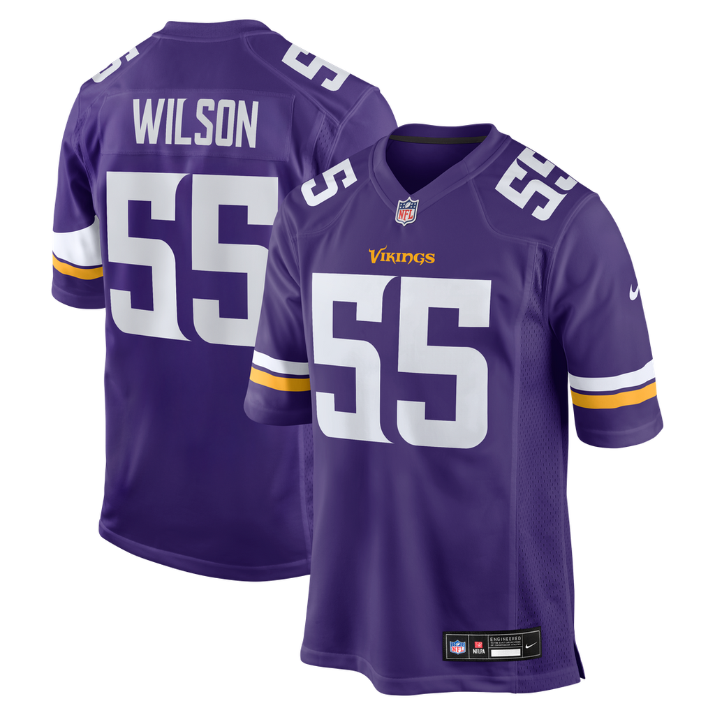 Eric Wilson Minnesota Vikings Game Jersey - Purple