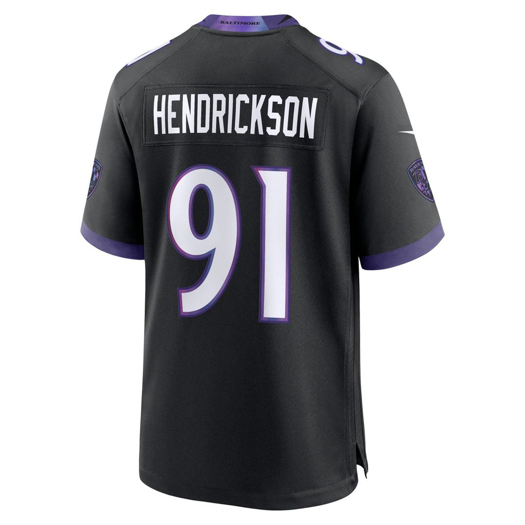 Trey Hendrickson Baltimore Ravens Game Jersey - Purple