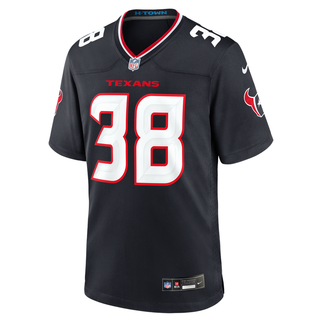 Kai Kroeger Houston Texans Game Jersey - Navy