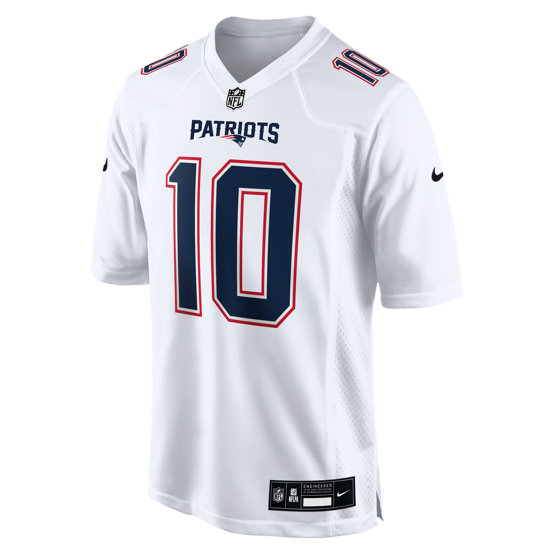 Drake Maye New England Patriots Game Jersey - Carbon Black