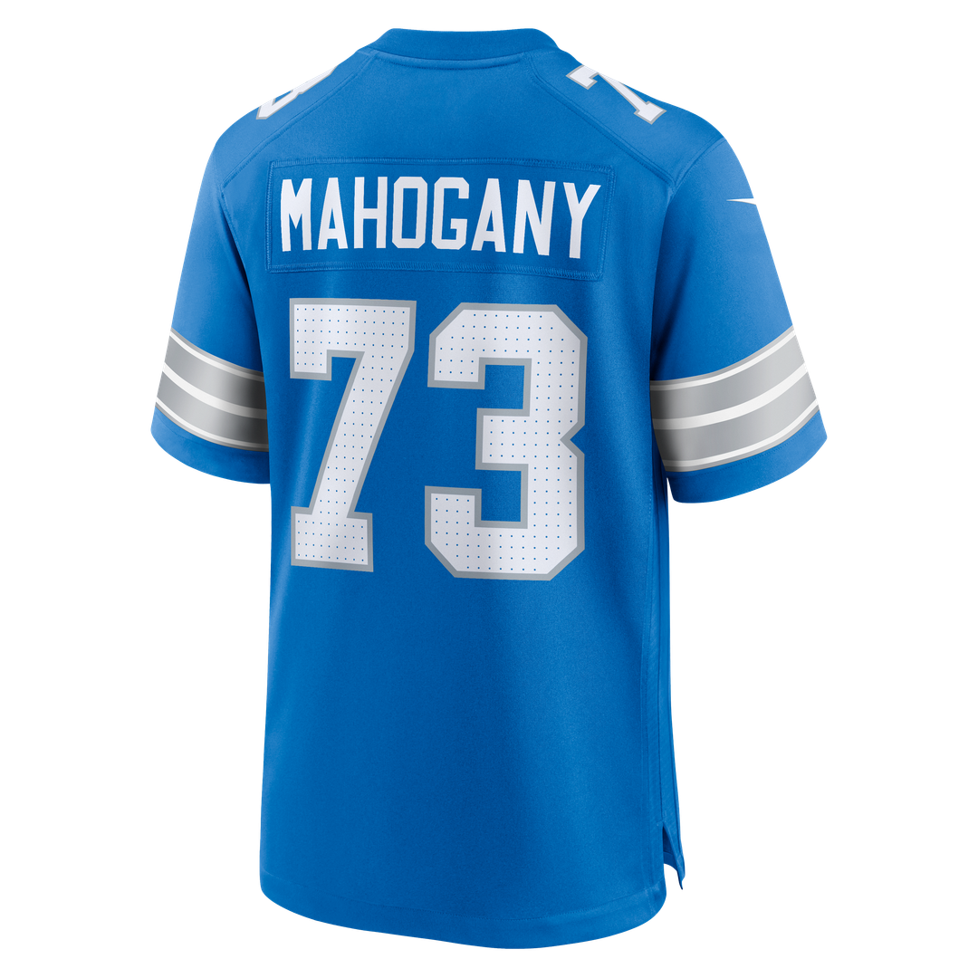 Christian Mahogany Detroit Lions Game Jersey - Blue