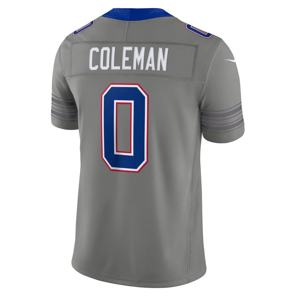 Keon Coleman Buffalo Bills Nickel City Vapor F.U.S.E. Stitched Limited Jersey - Gray