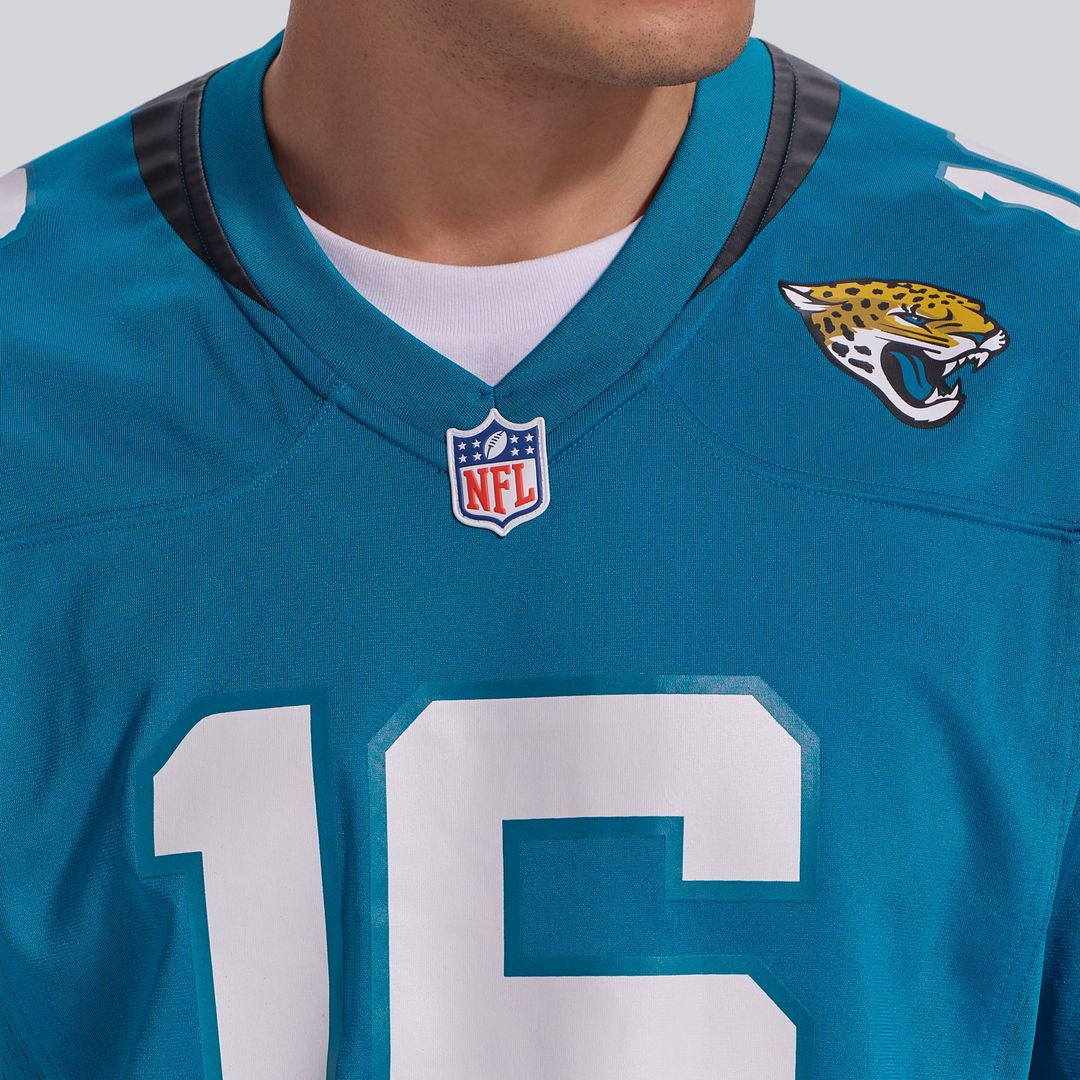 Trevor Lawrence Jacksonville Jaguars Home Game Jersey - Teal