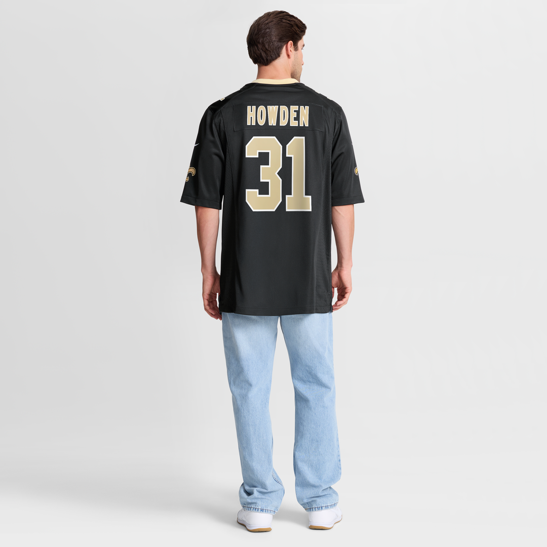 Jordan Howden New Orleans Saints Game Jersey - Black