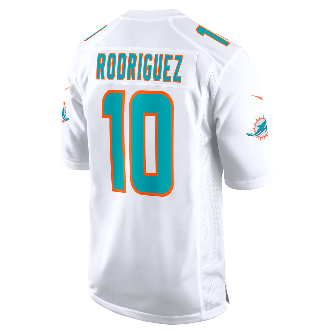 Jacob Rodriguez Miami Dolphins Alternate Game Jersey - Aqua