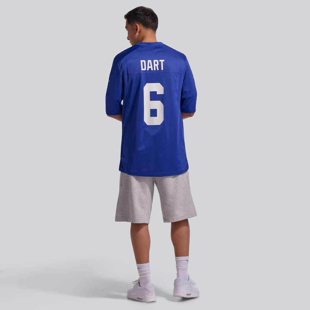 Jaxson Dart New York Giants Game Jersey - Royal Blue