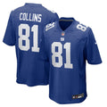 Beaux Collins New York Giants Game Jersey - Royal Blue