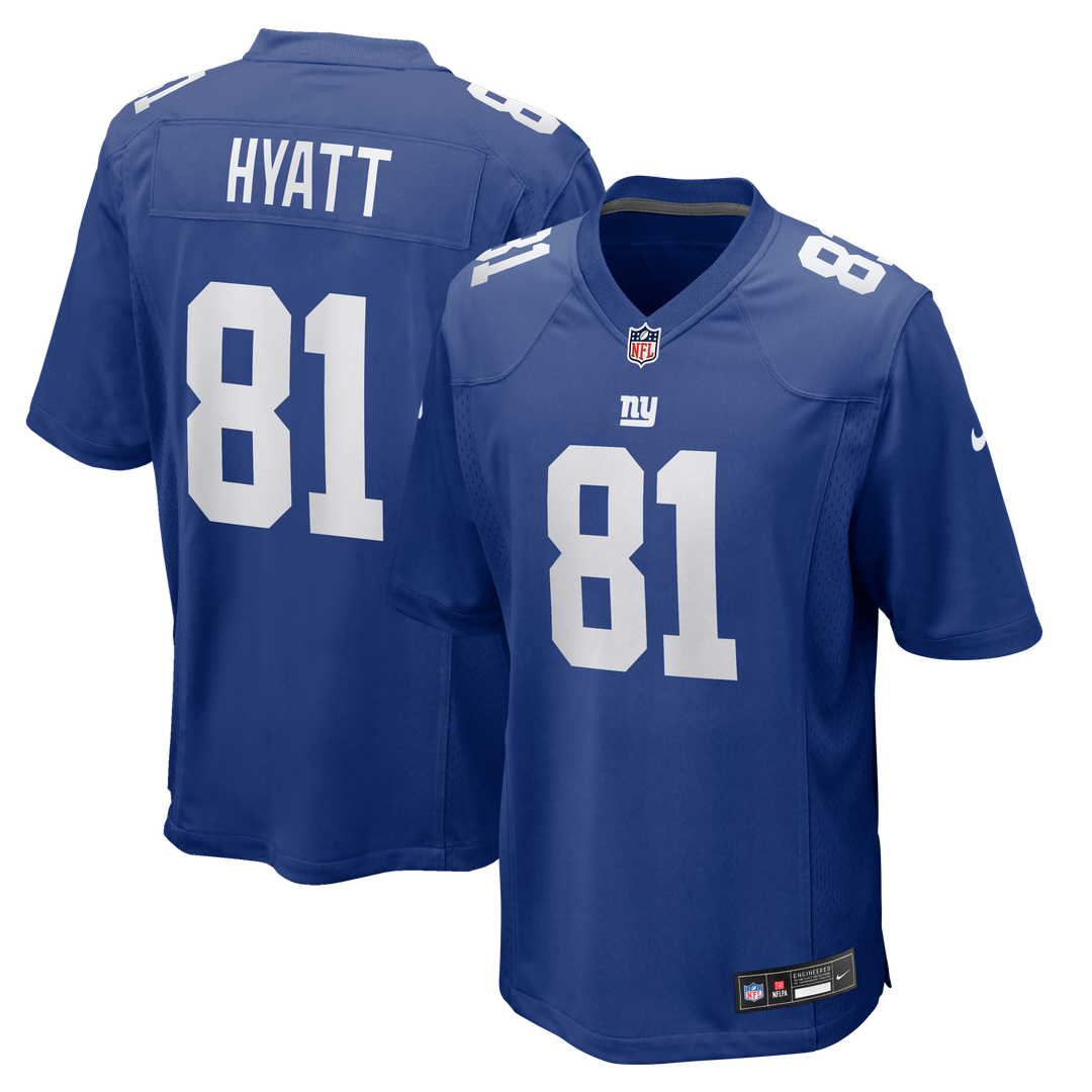 Jalin Hyatt New York Giants Game Jersey - Royal Blue