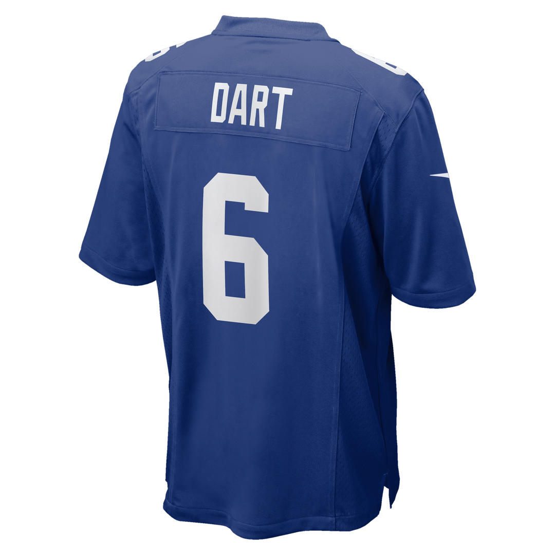 Jaxson Dart New York Giants Game Jersey - Royal Blue