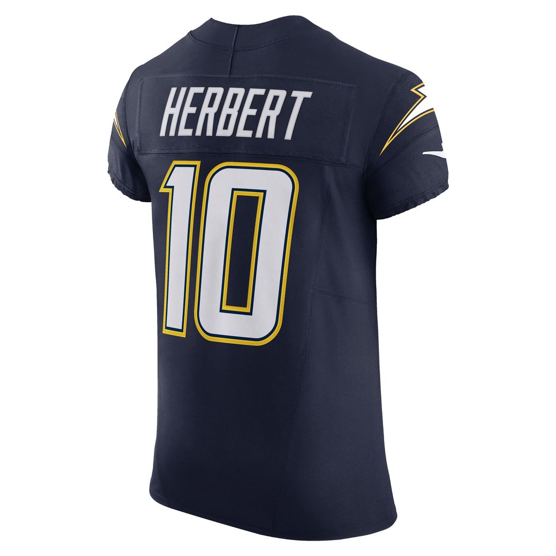 Justin Herbert Los Angeles Chargers Alternate Vapor F.U.S.E. Elite Jersey - Gold