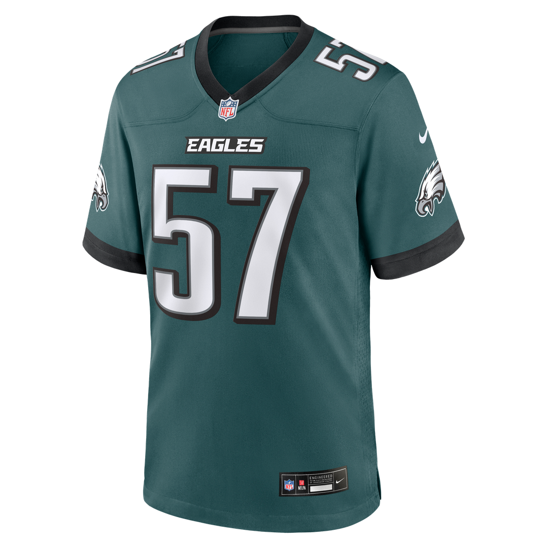 A.J. Epenesa Philadelphia Eagles Game Jersey - Midnight Green