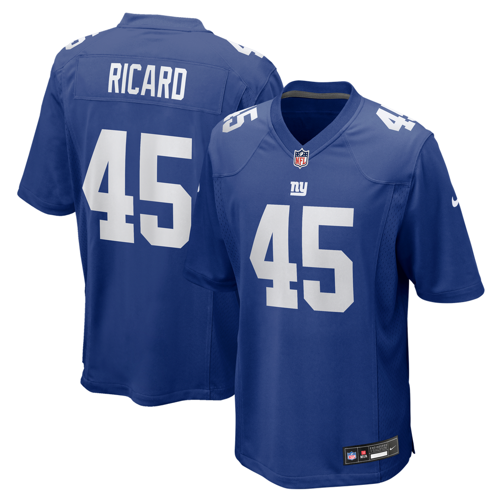 Patrick Ricard New York Giants Game Jersey - Royal Blue